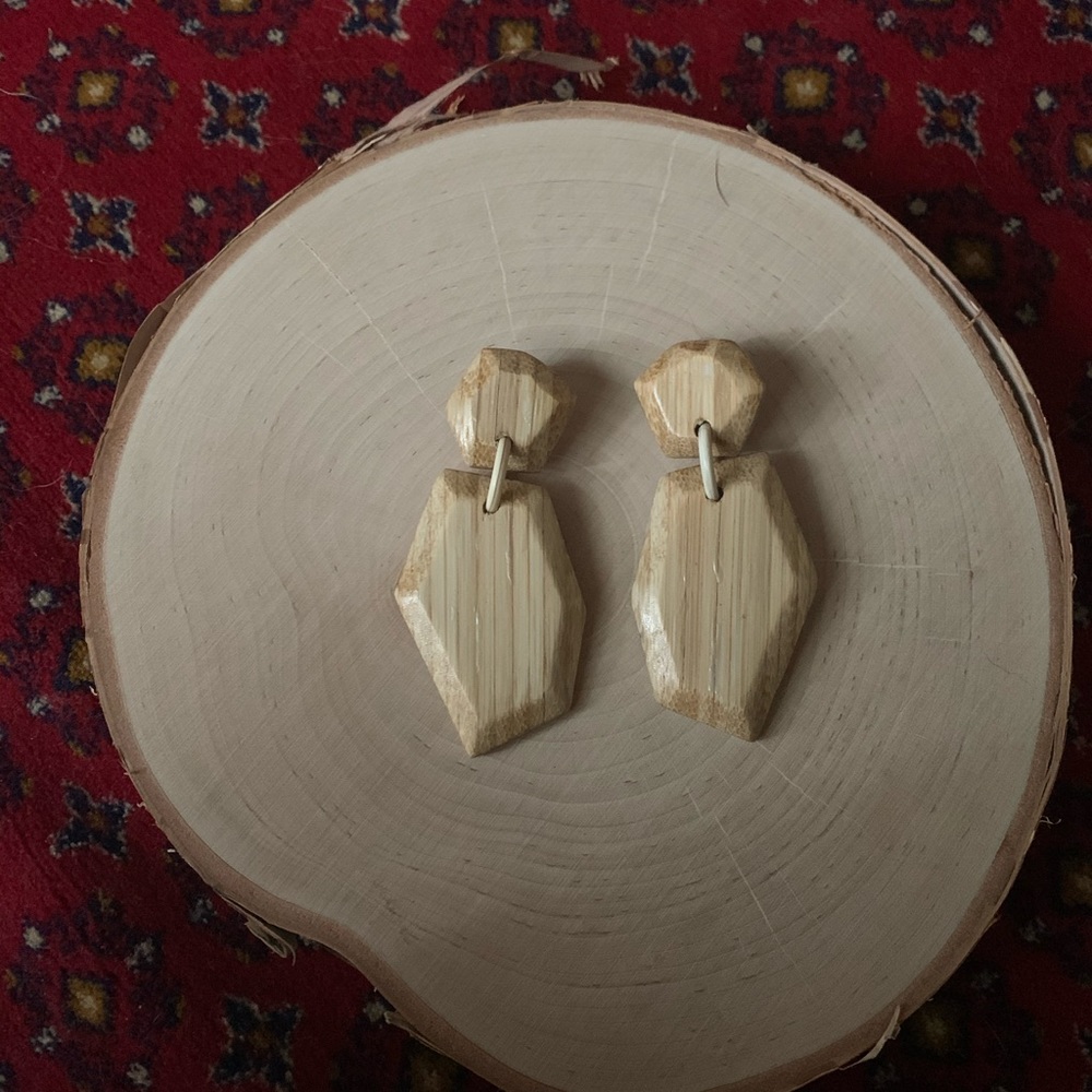 Noonday Stacked Bamboo Earrings